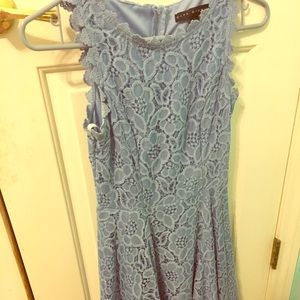 macy’s floral blue dress